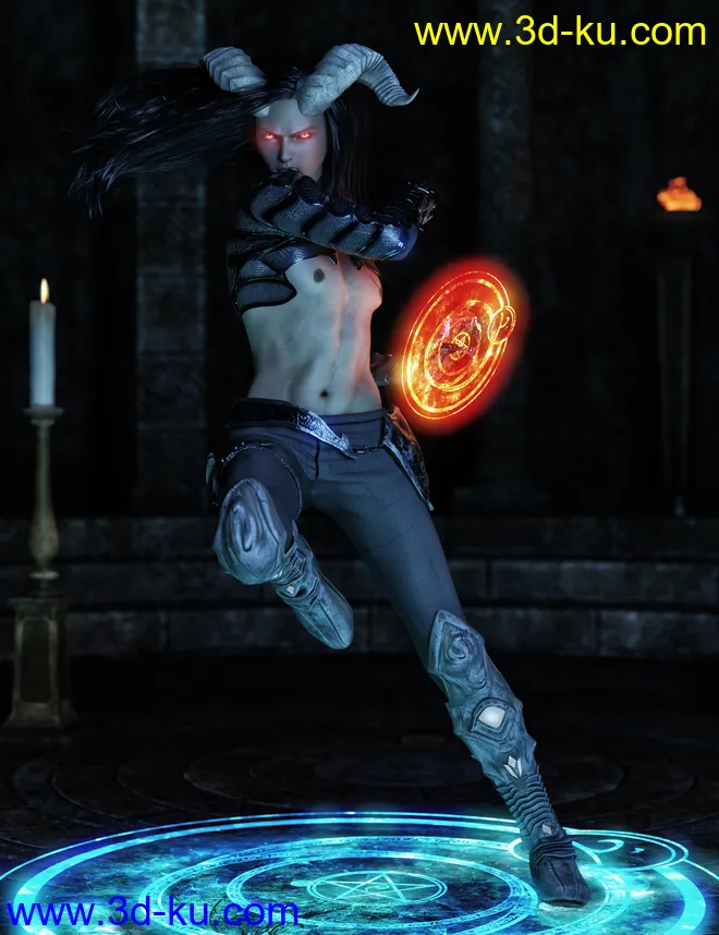 Anime Action Poses for Yuzuru 8 and Genesis 8 Males模型的图片6