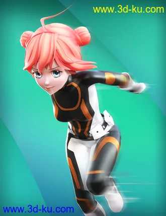 3D打印模型Anime Animations for Genesis 8的图片