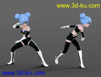 3D打印模型Anime Animations for Genesis 8的图片