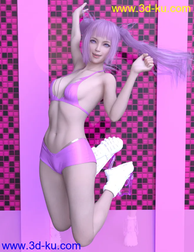 Anime Poses For Genesis 8 Female模型的图片3