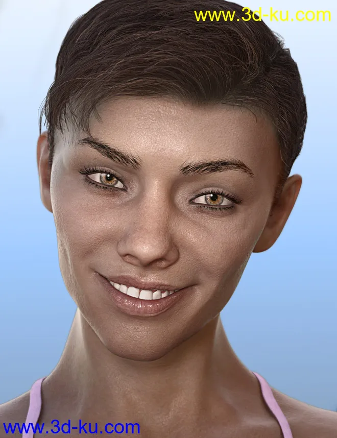 Anja HD for Genesis 8 Female模型的图片2