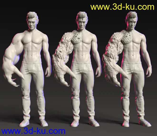 Arm of the Demon King for Genesis 8.1 Males模型的图片7