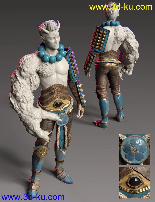 Arm of the Demon King Outfit Textures模型的图片3