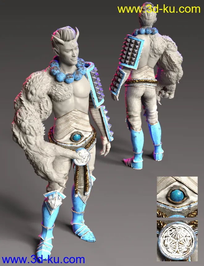 Arm of the Demon King Outfit Textures模型的图片5