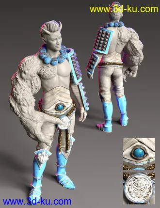 3D打印模型Arm of the Demon King Outfit Textures的图片