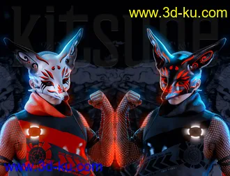 Artisan Festival Masks for Genesis 8模型的图片4