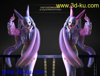 3D打印模型Artisan Festival Masks for Genesis 8的图片