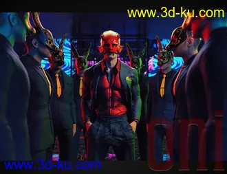 Artisan Festival Masks for Genesis 8模型的图片30