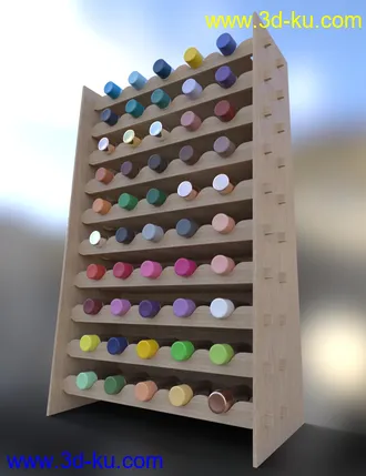 3D打印模型Artist Spray Paint Set的图片