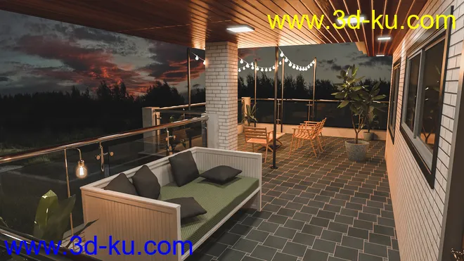 Avil Balcony模型的图片10