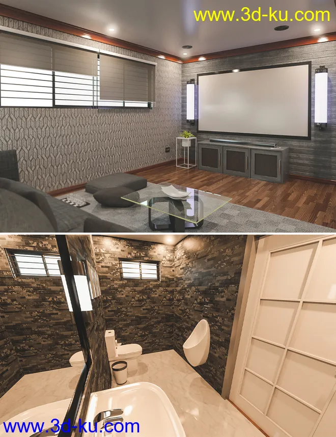 Avil Entertainment Room模型的图片1