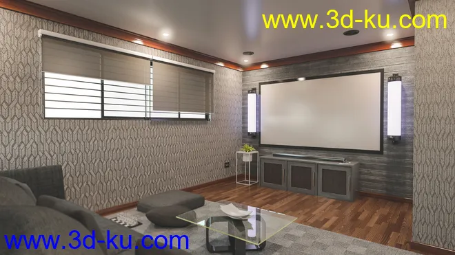 Avil Entertainment Room模型的图片2