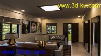 3D打印模型Avil Living Room的图片