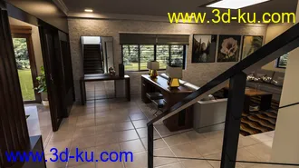 3D打印模型Avil Living Room的图片