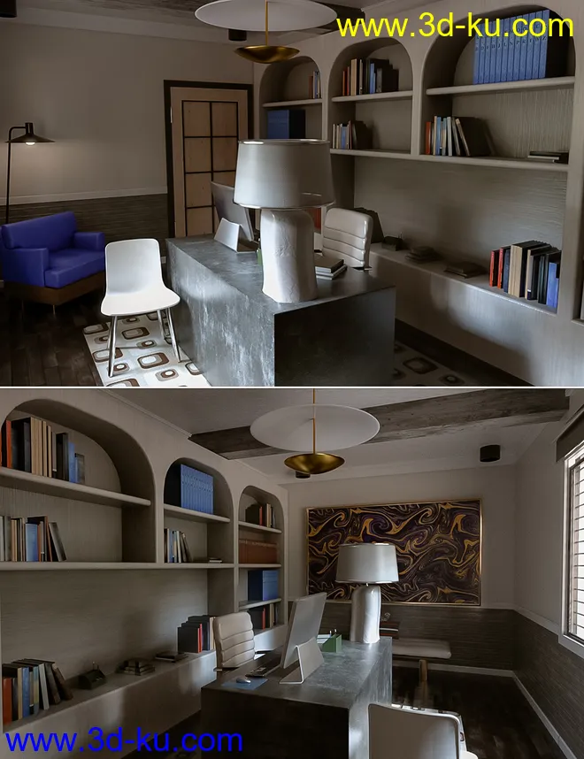 Avil Office Room模型的图片1