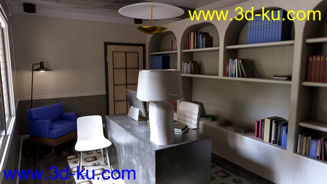 Avil Office Room模型的图片2