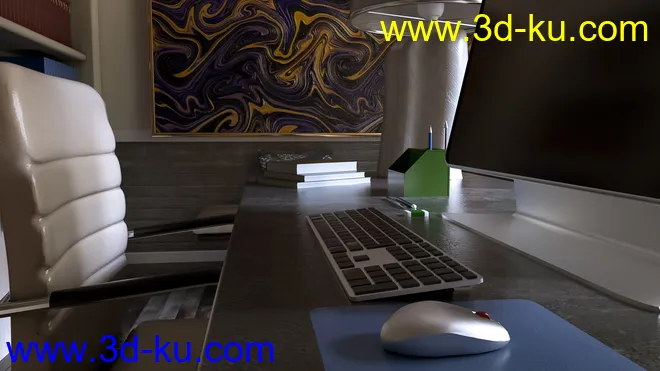 Avil Office Room模型的图片6