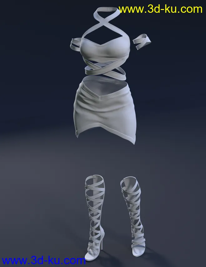 Awerie Outfit for Genesis 8 Female(s)模型的图片2