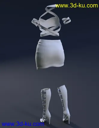 3D打印模型Awerie Outfit for Genesis 8 Female(s)的图片