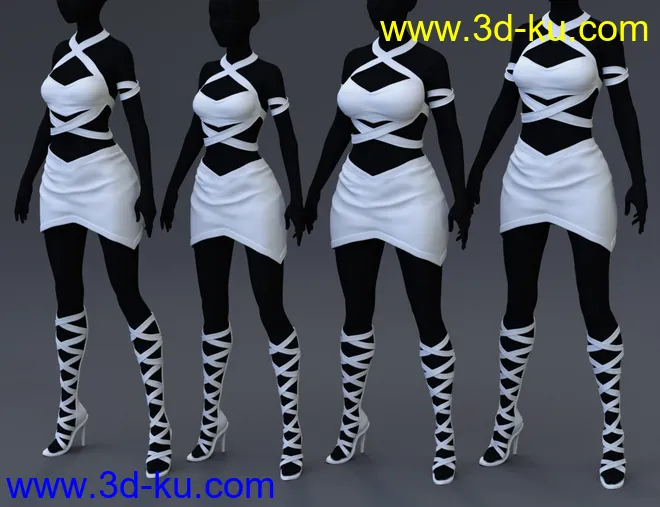 Awerie Outfit for Genesis 8 Female(s)模型的图片5