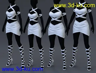 3D打印模型Awerie Outfit for Genesis 8 Female(s)的图片