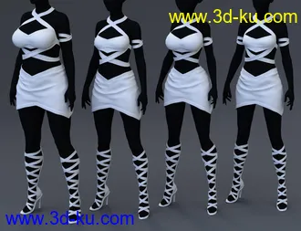 3D打印模型Awerie Outfit for Genesis 8 Female(s)的图片