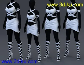 3D打印模型Awerie Outfit for Genesis 8 Female(s)的图片