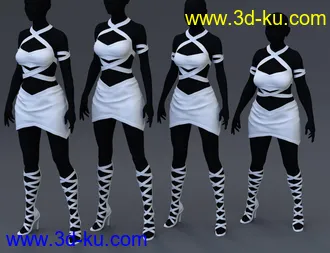 3D打印模型Awerie Outfit for Genesis 8 Female(s)的图片