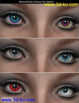 3D打印模型Awesome Fantasy Eyes的图片
