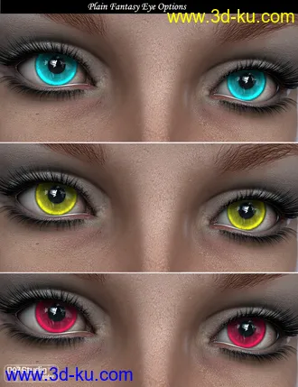 3D打印模型Awesome Fantasy Eyes的图片