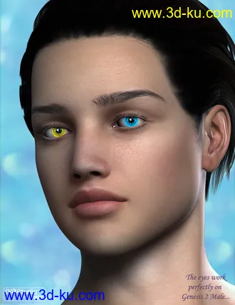 3D打印模型Awesome Fantasy Eyes的图片