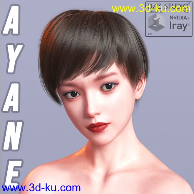 Ayane Sakura Kurihara For Genesis 8 Female模型的图片1