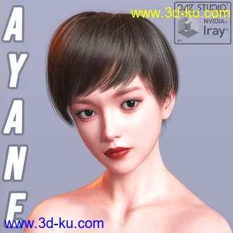 3D打印模型Ayane Sakura Kurihara For Genesis 8 Female的图片