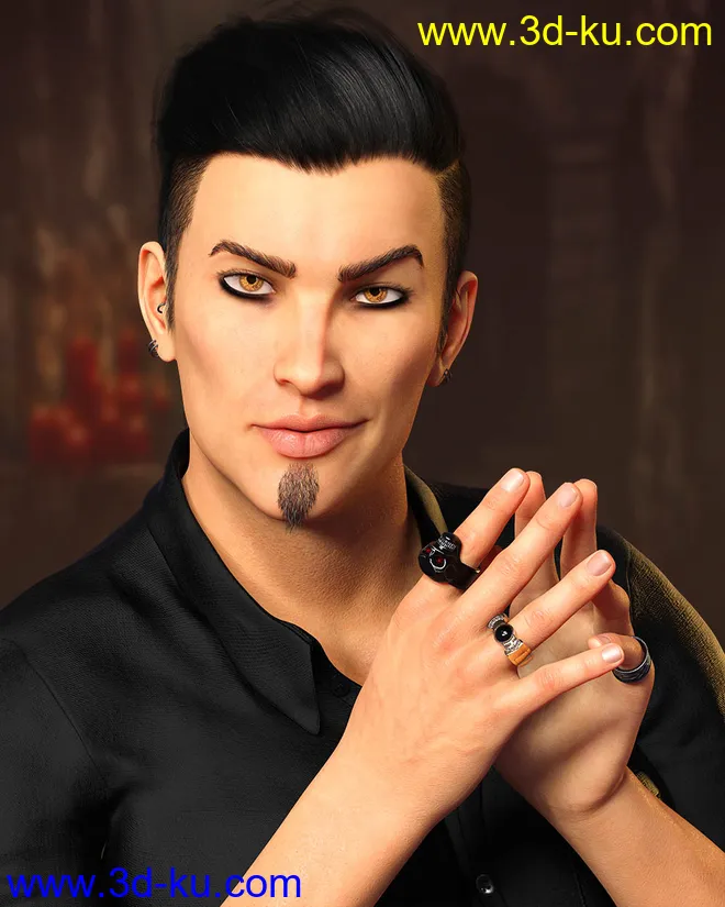 Azazel for Genesis 8.1 Male模型的图片3