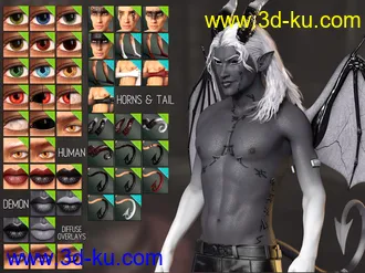 3D打印模型Azazel for Genesis 8.1 Male的图片