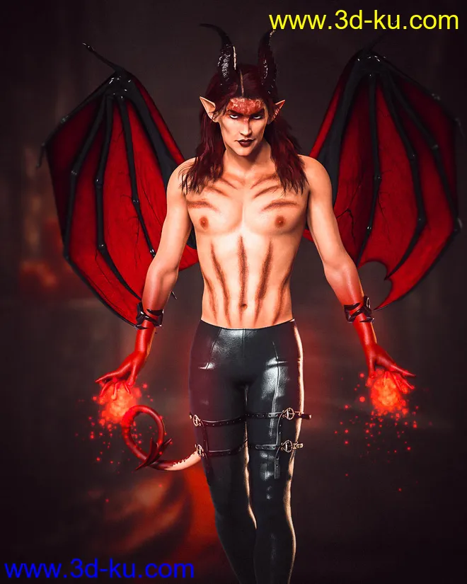 Azazel for Genesis 8.1 Male模型的图片6