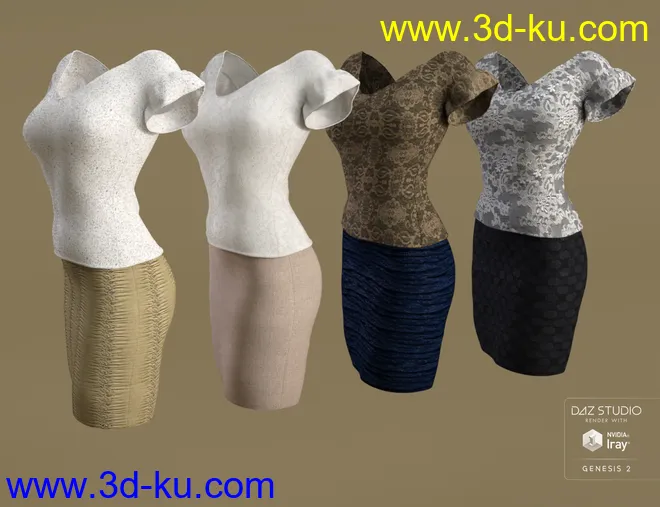 Back to Work Outfit Textures模型的图片6