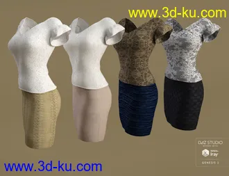 3D打印模型Back to Work Outfit Textures的图片