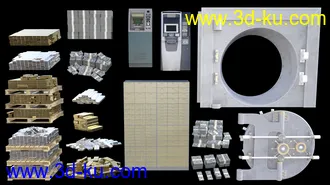 3D打印模型Bank Heist Props的图片