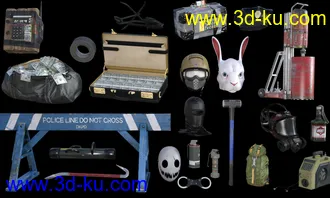 3D打印模型Bank Heist Props的图片