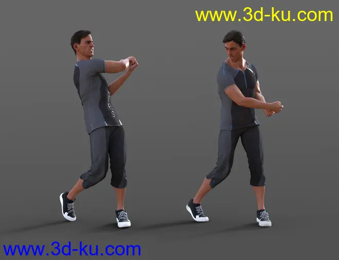 Baseball Animations for Genesis 8模型的图片4