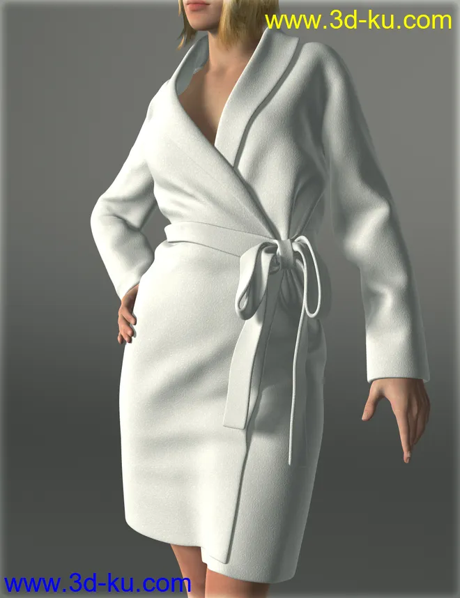 Bathrobe for Genesis 2 Female(s)模型的图片1