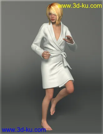 3D打印模型Bathrobe for Genesis 2 Female(s)的图片