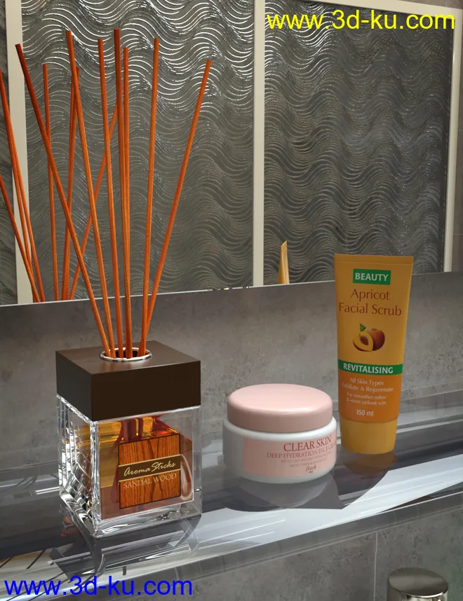 Bathroom and Household Chemicals Props模型的图片2