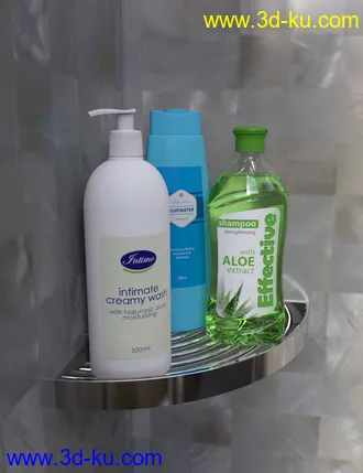 3D打印模型Bathroom and Household Chemicals Props的图片