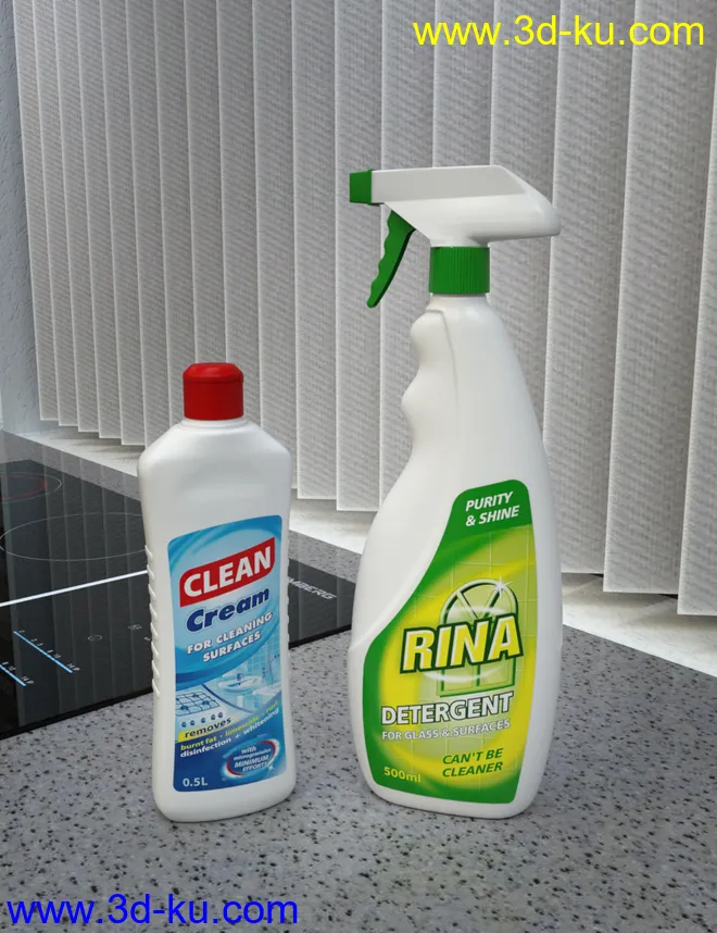 Bathroom and Household Chemicals Props模型的图片13