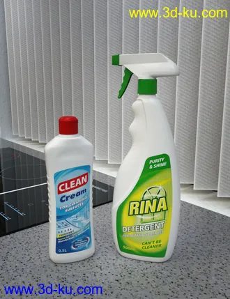 3D打印模型Bathroom and Household Chemicals Props的图片