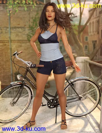 3D打印模型Be Carefree Outfit for Genesis 8 Female(s)的图片