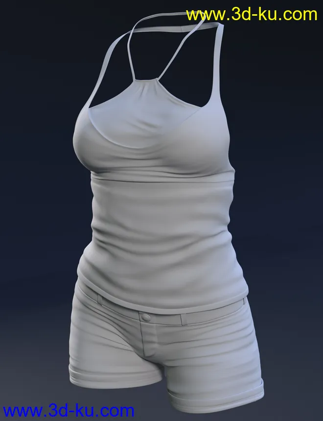 Be Carefree Outfit for Genesis 8 Female(s)模型的图片4