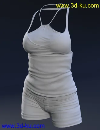 3D打印模型Be Carefree Outfit for Genesis 8 Female(s)的图片